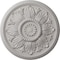 Ekena Millwork Edinburgh Ceiling Medallion (Fits Canopies up to 5 1/4"), 18"OD x 1 3/4"P, Ultra Pure White CM18EDUWF - alternate 1
